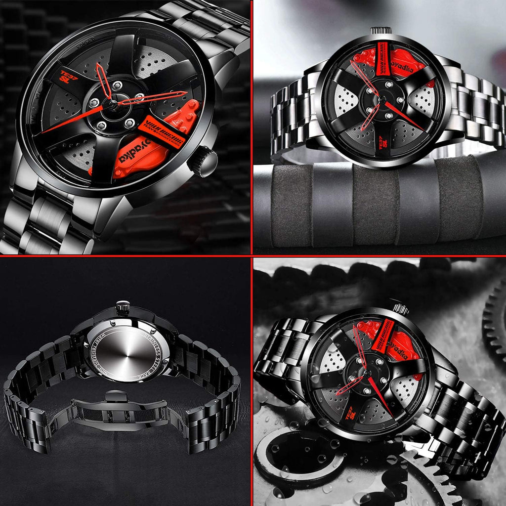 Men's Waterproof Car Rim Watch